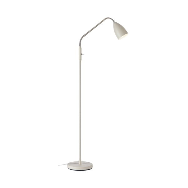 Lampadar bej LED cu intensitate reglabilă cu abajur din metal (înălțime 140 cm) Patro – Markslöjd