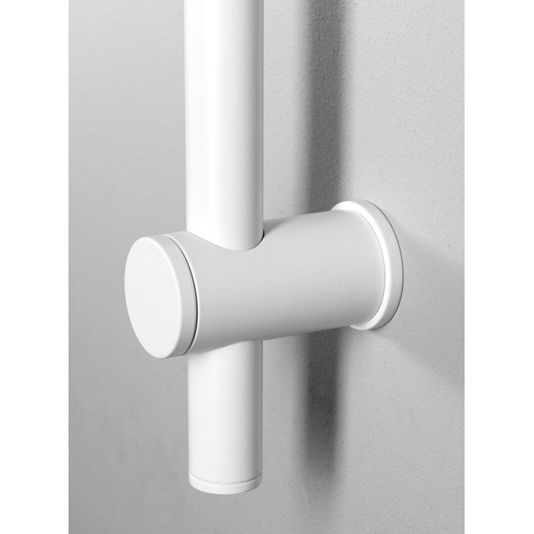 Tijă de duș albă de montat pe perete din alamă 70 cm cu suport glisant – Sapho-image-2