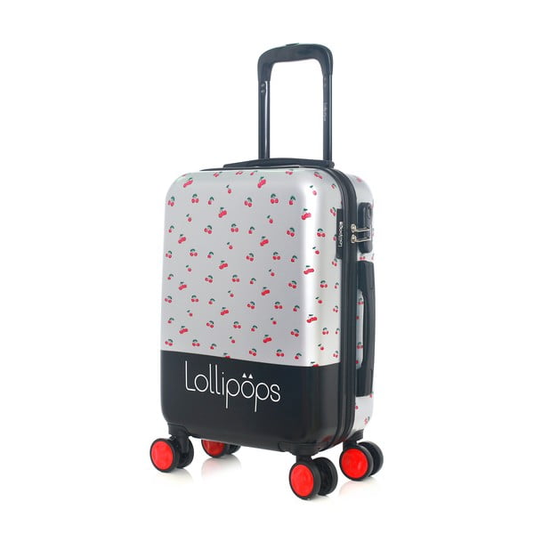 Set troler cu 4 roți și portfard Lollopops Holly, gri-image-4