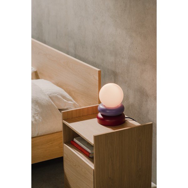 Noptieră în culoare naturală cu rafturi cu aspect de lemn de stejar Toopt – noo.ma-image-4