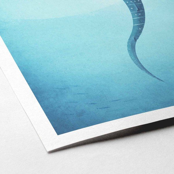 Poster Travelposter Whale Shark, A3-image-2