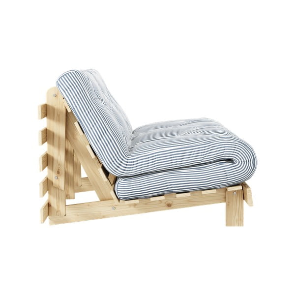 Canapea extensibilă alb/albastru deschis 140 cm Roots - Karup Design-image-3