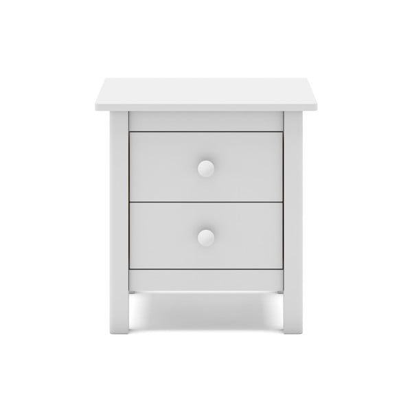 Noptieră de copii albă din lemn masiv de pin Max – Marckeric-image-3