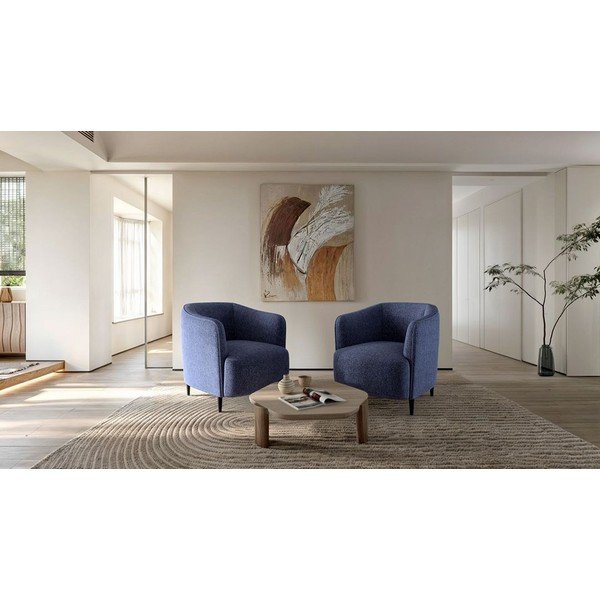 Fotoliu albastru închis Galbe – Ghado-image-1