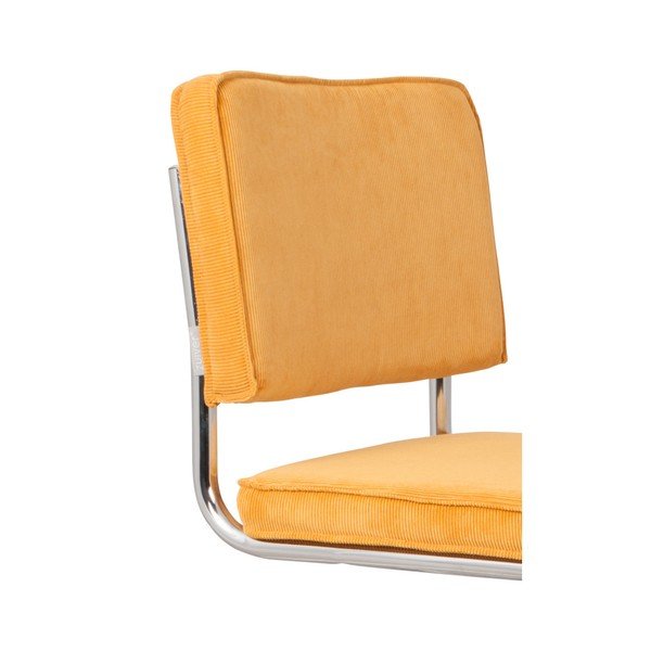 Set 2 scaune Zuiver Ridge Rib, galben-image-3