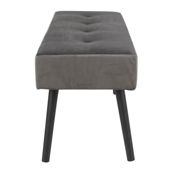 Bancă tapițată cu catifea Bonami Essentials Skiby, gri-image-3