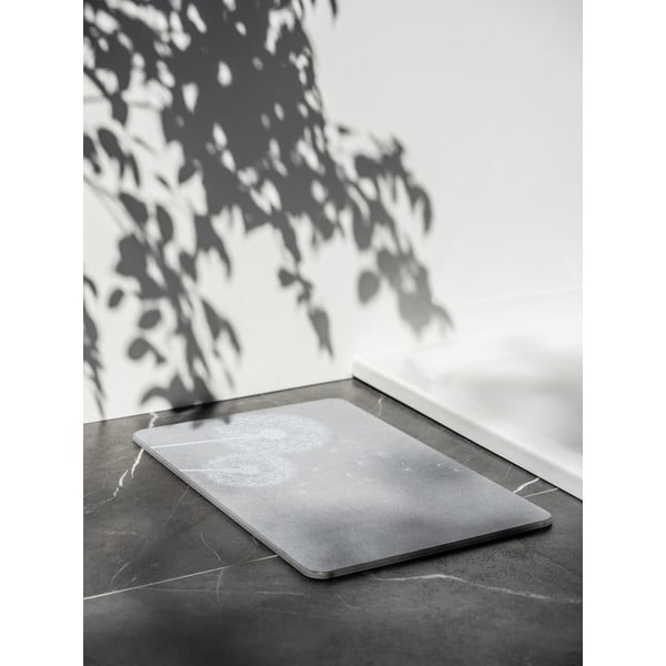 Covoraș de baie gri din diatomit 39x60 cm Astera – Wenko-image-1