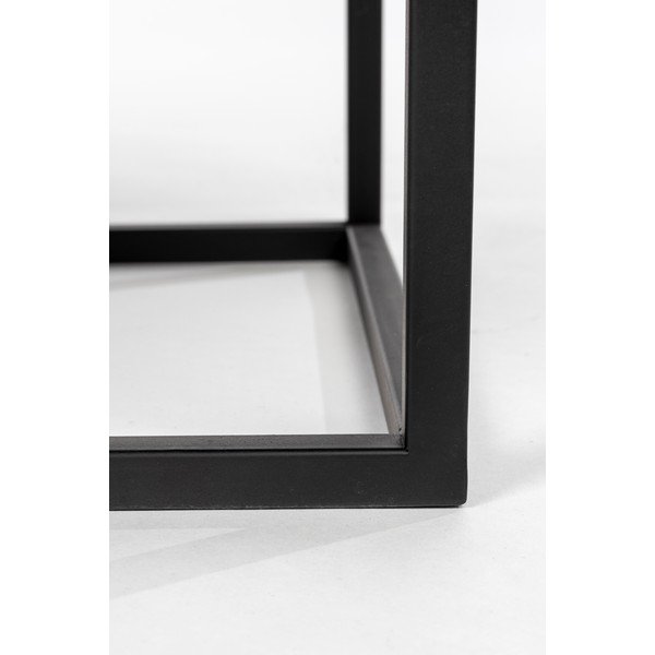 Dulap vinotecă din ratan negru pentru 8 sticle, 80x100 cm Guuji - White Label-image-1