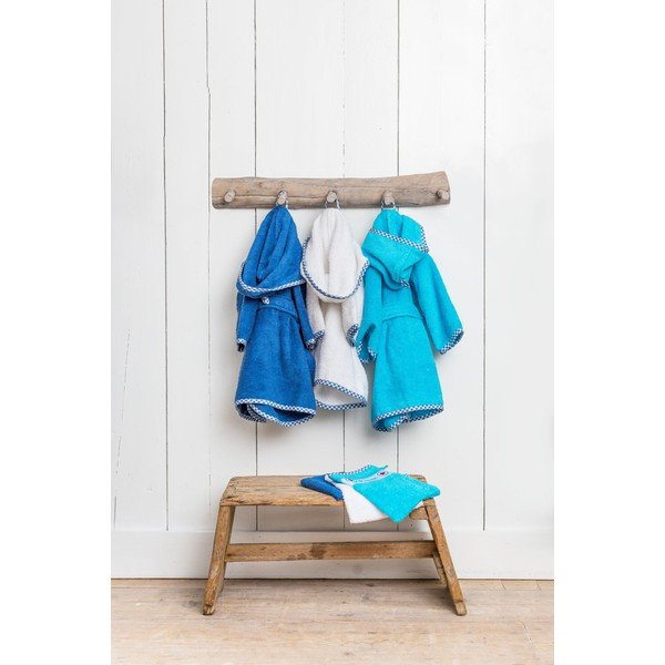 Halat de baie pentru copii alb Tiseco Home Studio-image-2