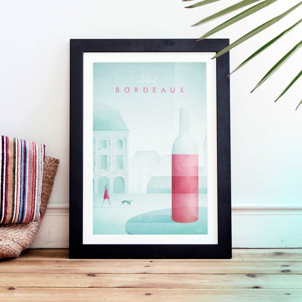 Poster Travelposter Bordeaux, A3-image-1