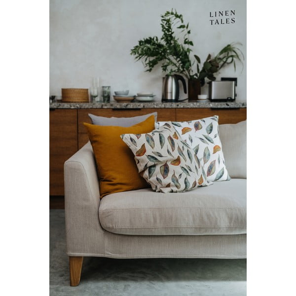 Față de pernă din in 50x50 cm Golden Fall – Linen Tales-image-2