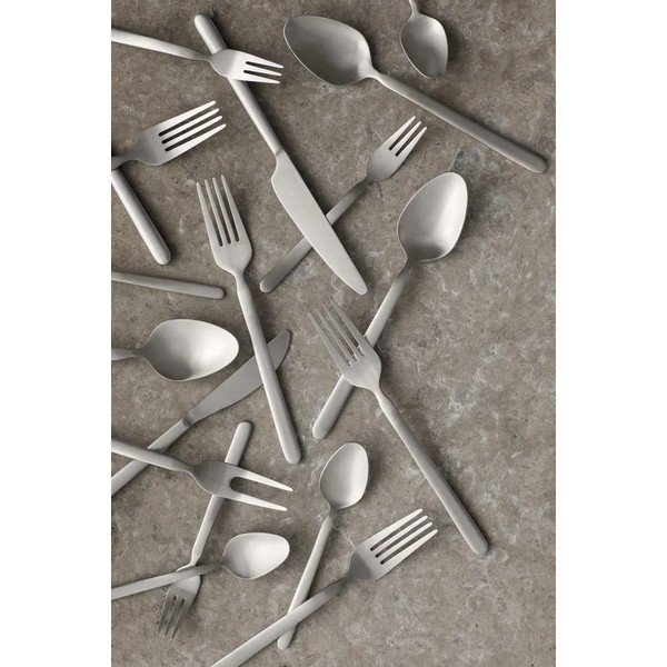 Furculițe pentru desert argintiu-mat din oțel inoxidabil 4 buc. pentru 4 persoane Stella – Blomus-image-3