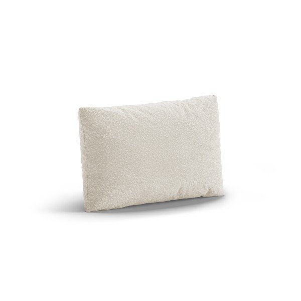 Pernă pentru canapea albă cu tapițerie din țesătură bouclé Poppy – Micadoni -image-1