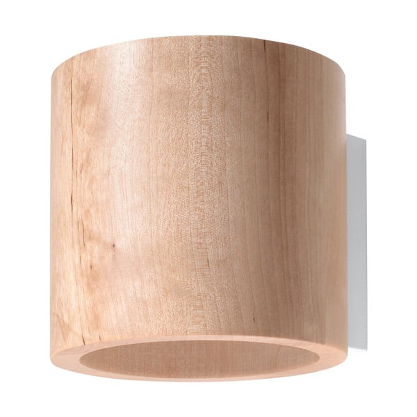 Aplică din lemn Nice Lamps Roda, natural