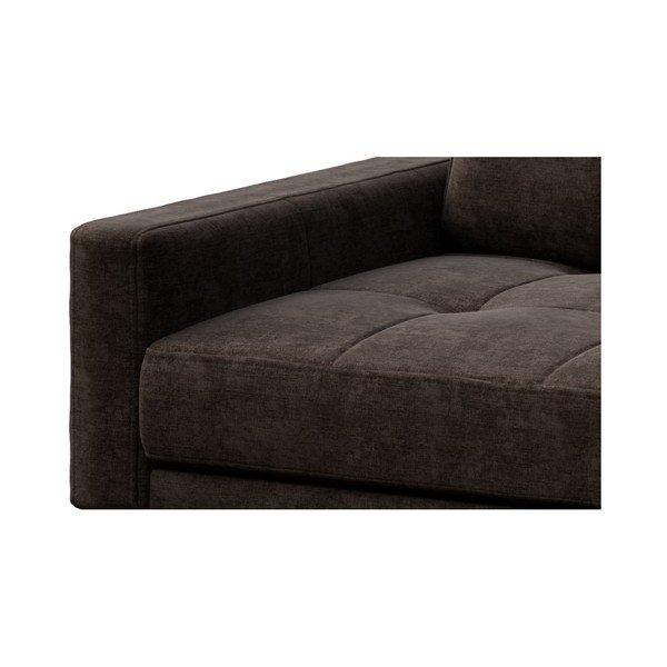 Fotoliu MESONICA Musso Tufted, maro închis-image-4