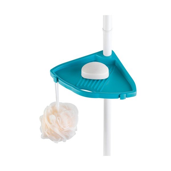 Raft telescopic de perete pentru baie Wenko Compact, albastru-image-1