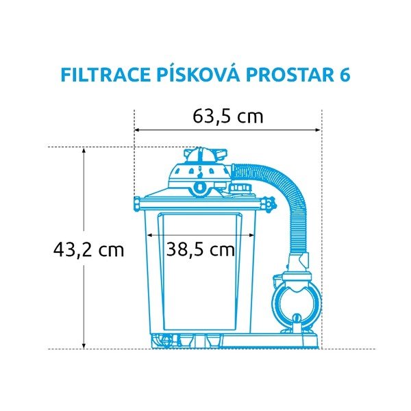 Filtru de nisip ProStar 6 - 6,6 m3/h – Marimex-image-3