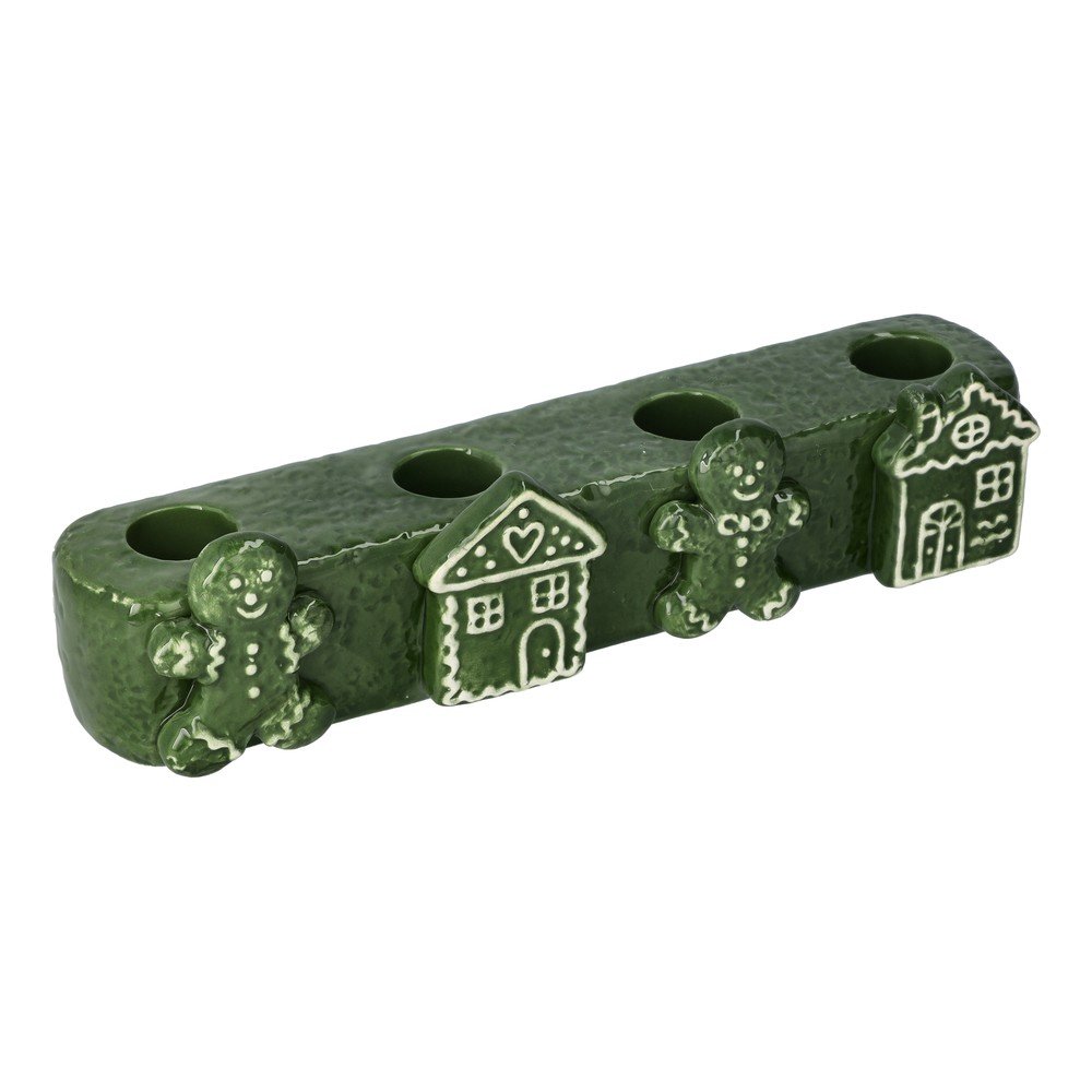 Sfeșnic pentru advent din ceramică cu model de Crăciun Vinterby – Dakls