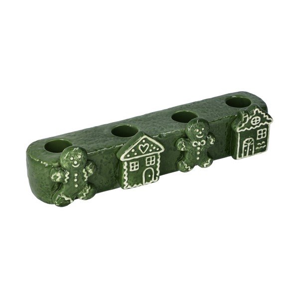 Sfeșnic pentru advent din ceramică  cu model de Crăciun Vinterby – Dakls