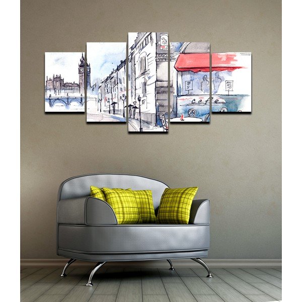 Tablou din 5 piese London-image-1