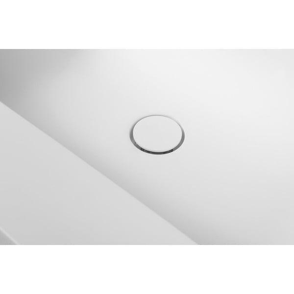 Chiuvetă dublă albă din piatră artificială 180x51,5 cm Aruba – Sapho-image-2