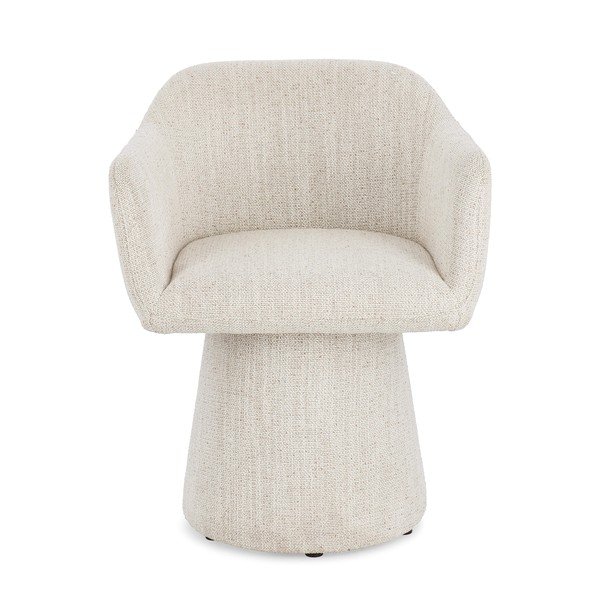 Scaun de living în culoare naturală cu cotiere/rotativ tapițat Lottie – Bizzotto-image-4
