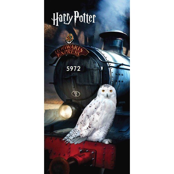 Prosop  pentru copii din bumbac 70x140 cm Harry Potter "Hedwig" – Jerry Fabrics