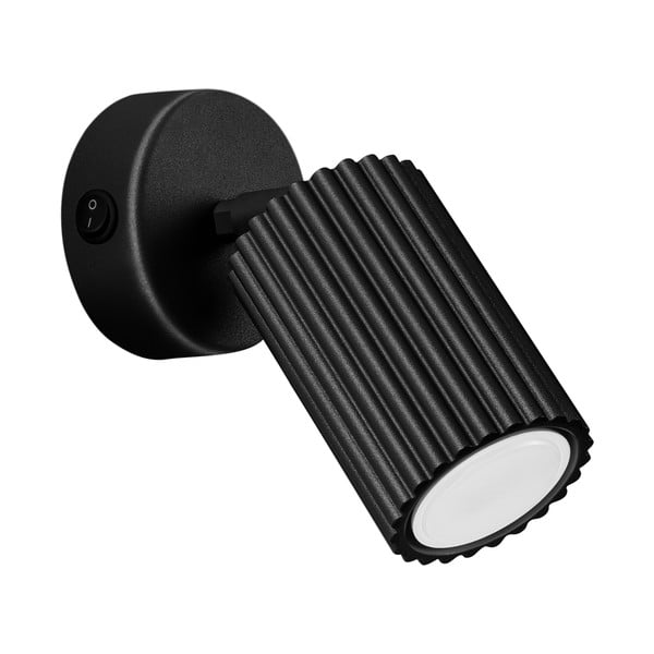 Spot negru 8x16 cm Gleam – Sollux