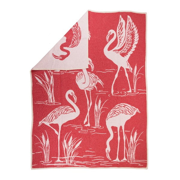 Pătură Jacquard Flamingo