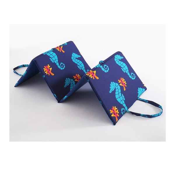 Pernă pentru scaun de grădină albastră pentru șezlong 49x137 cm   Seahorse – B.E.S.-image-1