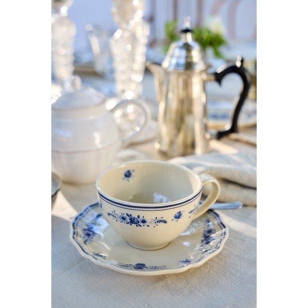 Ceașcă albastră/bej din gresie ceramică 260 ml Vila – Costa Nova-image-3
