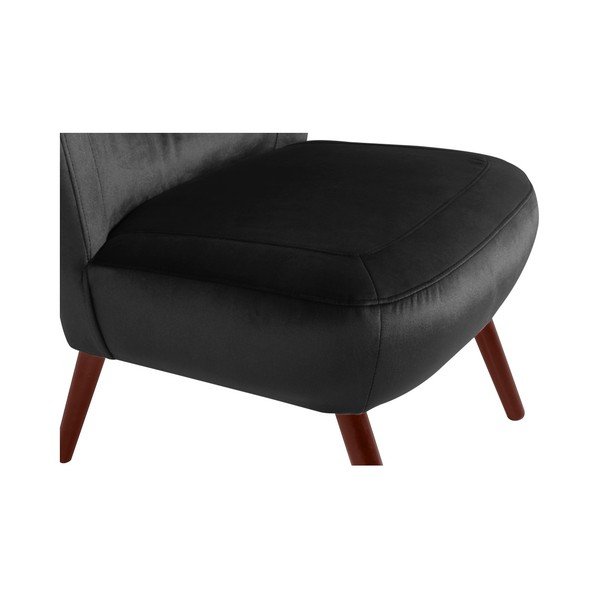 Fotoliu Max Winzer Sari Velvet, negru-image-3