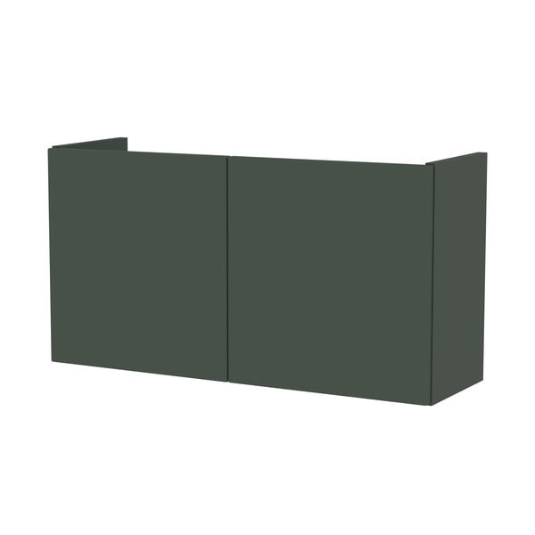 Modul cu uși pentru sistem de rafturi modulare, verde 68,5x68,5 cm Bridge - Tenzo
