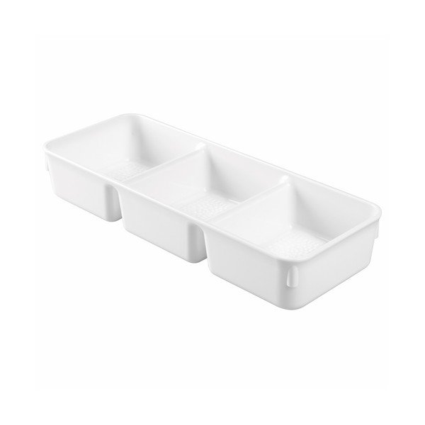 Organizator InterDesign Rain, lungime 34 cm, alb-image-2