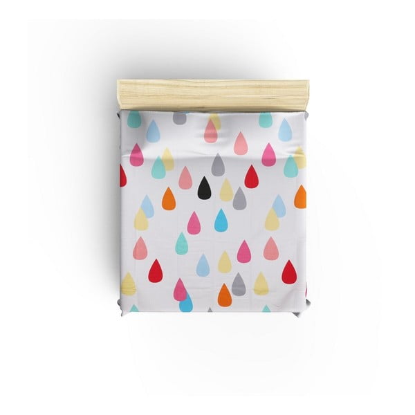 Cuvertură albă din bumbac pentru pat dublu 200x235 cm Vendula - Mijolnir-image-1