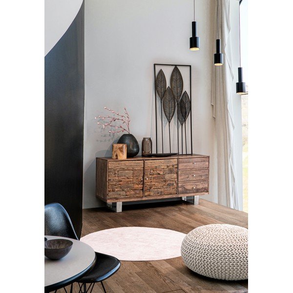 Decorațiune de perete din metal 61x135 cm Adhira – Bizzotto-image-1