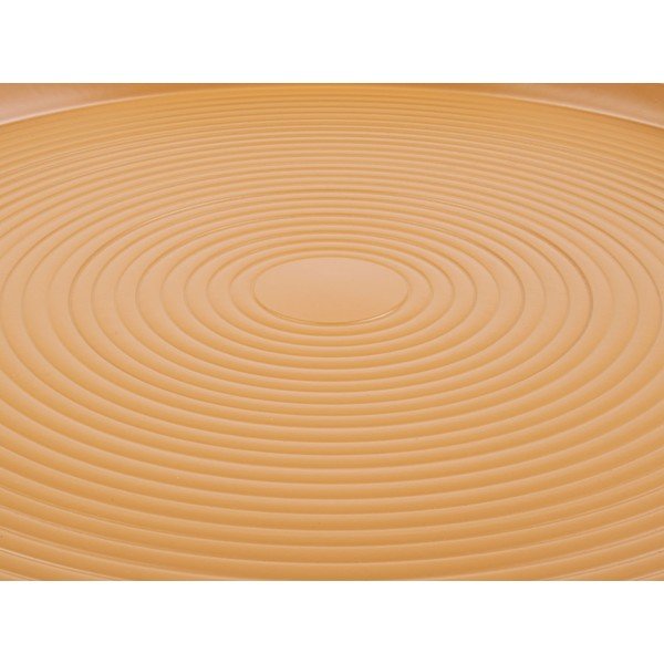 Măsuță auxiliară din metal Leitmotiv Force, înălțime 43 cm, galben muștar-image-1