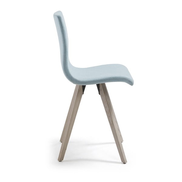 Scaun dining La Forma Una, albastru deschis-image-1