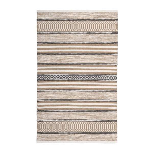 Covor bej lavabil din bumbac 70x140 cm – Casa Selección