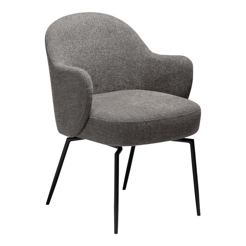 Scaun de living bej cu cotiere/rotativ Bae – DAN-FORM Denmark