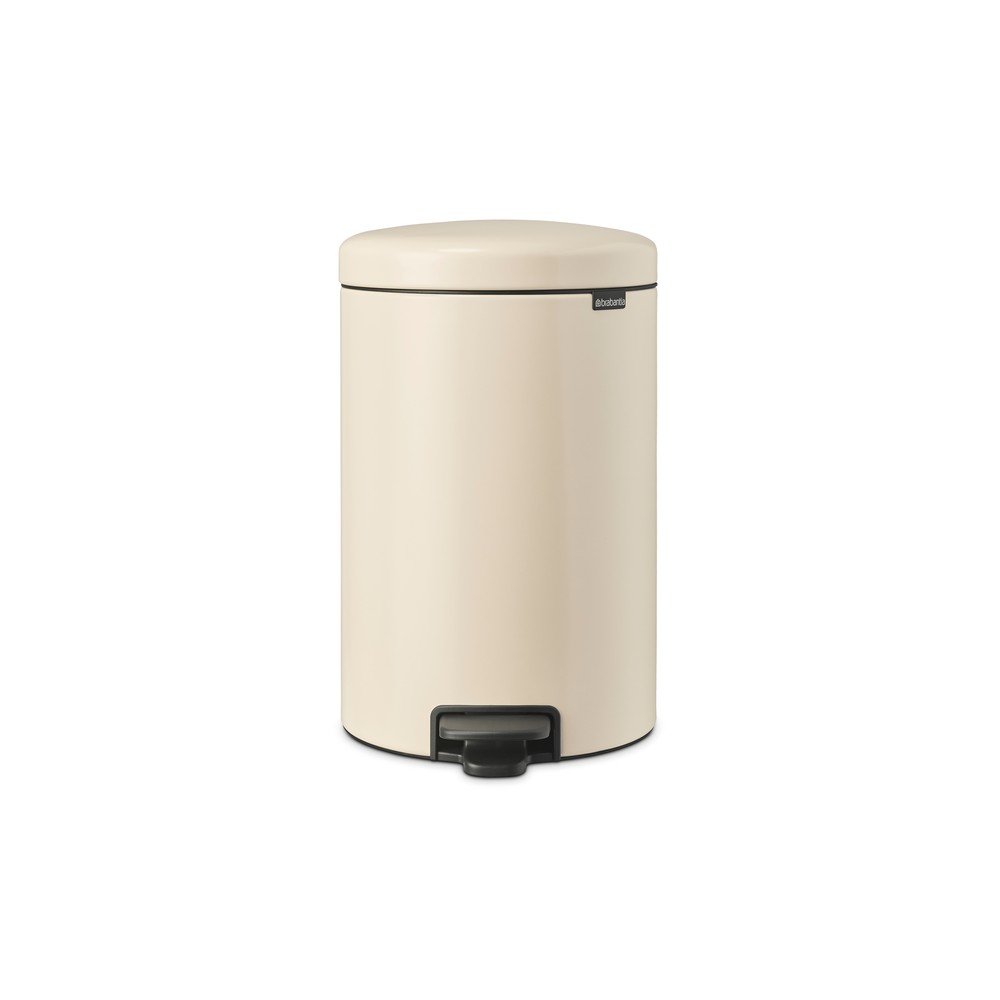 Coș de gunoi bej cu pedală din oțel 20 l NewIcon – Brabantia