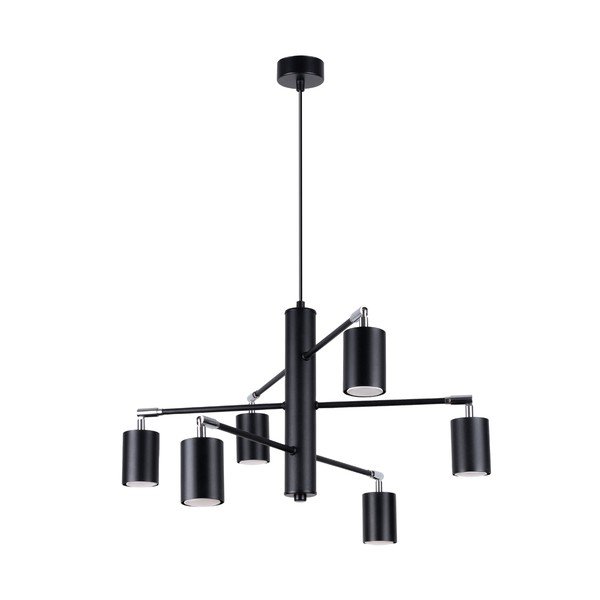Lustră neagră din metal Virta – Sollux