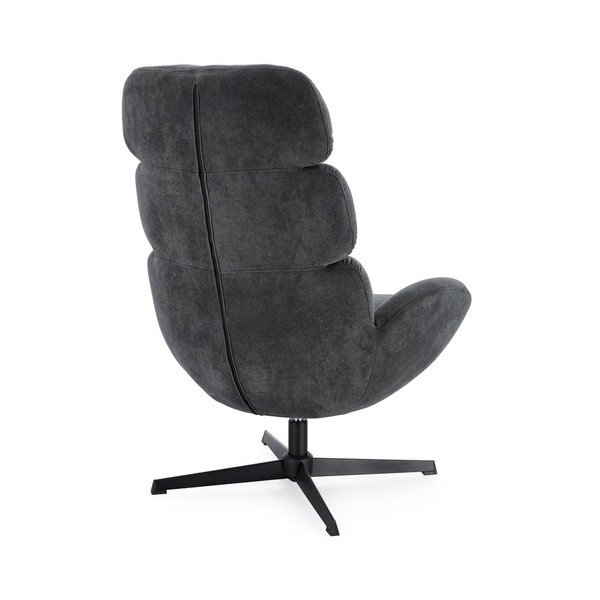 Fotoliu negru pivotant Violante – Bizzotto-image-4