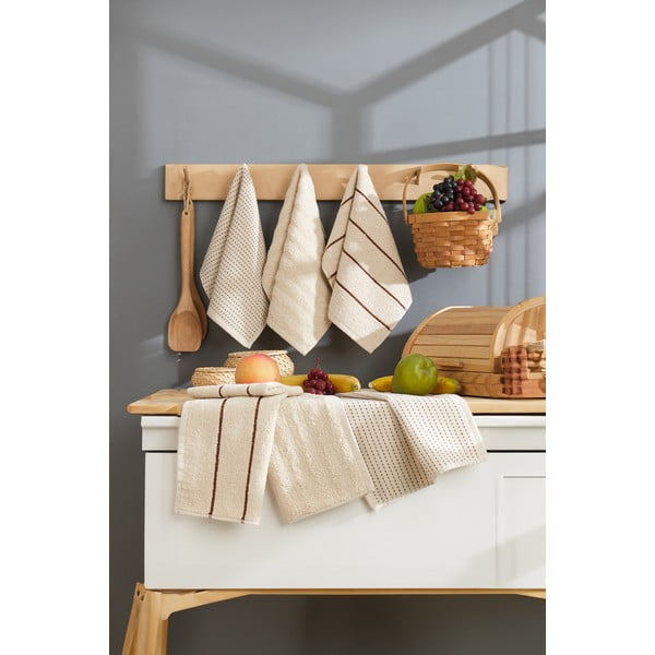 Prosoape de vase 6 buc. din bumbac 30x50 cm Sofya – Foutastic-image-2