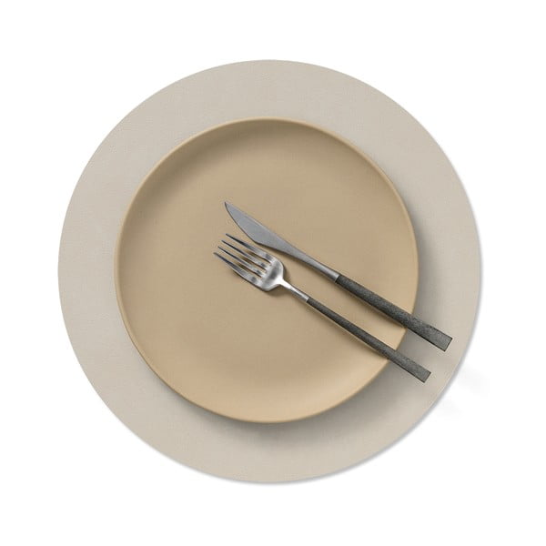 Suport pentru farfurii din piele ecologică ø 30 cm Circle M Nupo – LIND DNA-image-1