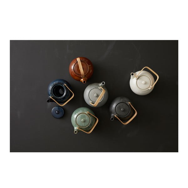 Ceainic verde cu filtru din ceramică 1,2 l Gastro Green – Bitz-image-1