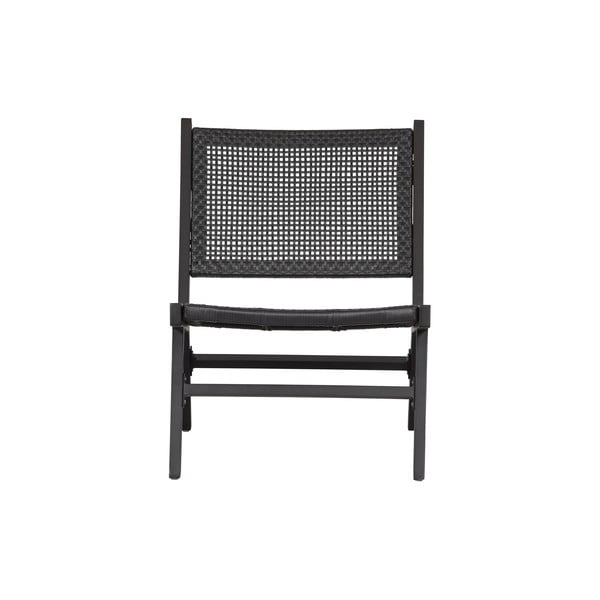 Fotoliu de grădină WOOOD Puk, negru-image-4