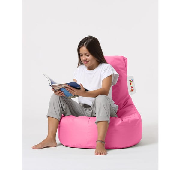 Fotoliu bean bag roz Lina – Floriane Garden-image-1