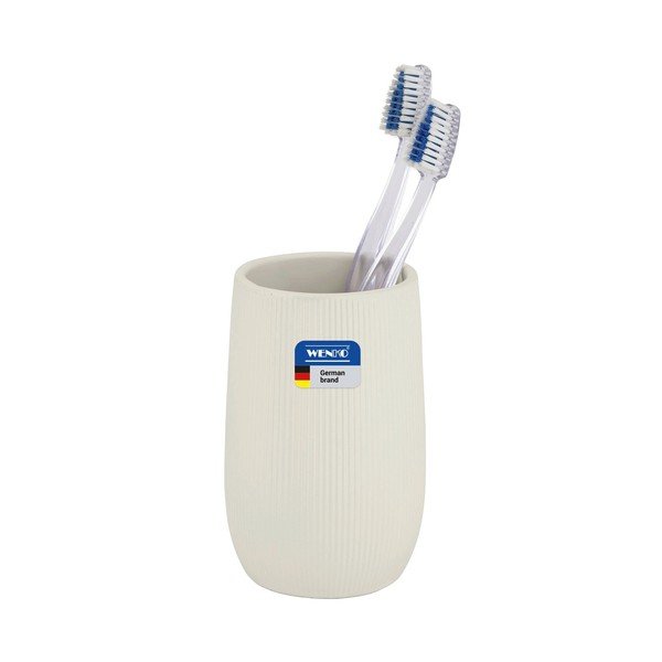 Suport pentru periuța de dinți crem din ceramică Fablo – Wenko-image-3