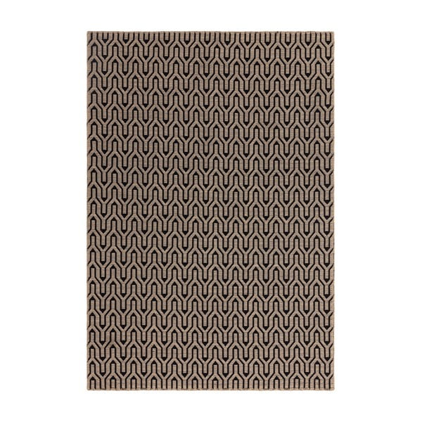 Covor negru/bej 120x170 cm Global – Asiatic Carpets